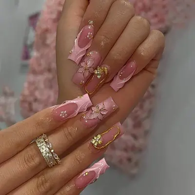 nails to go with hot pink dress 8 Pretty Pink Nail Ideas For Your Next Manicure  Maniology