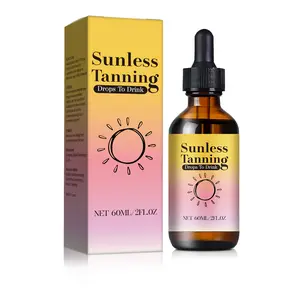Tanning Drops - Sunless Tanning Drops To Drink - Sunless Tanner - Bronze Tanning for Face and Body - Promotes Healthy Skin, Suitable for All Skin Types