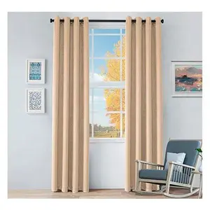 Superior Senna Blackout Grommet Curtain, 2 Panels, 52 x 96