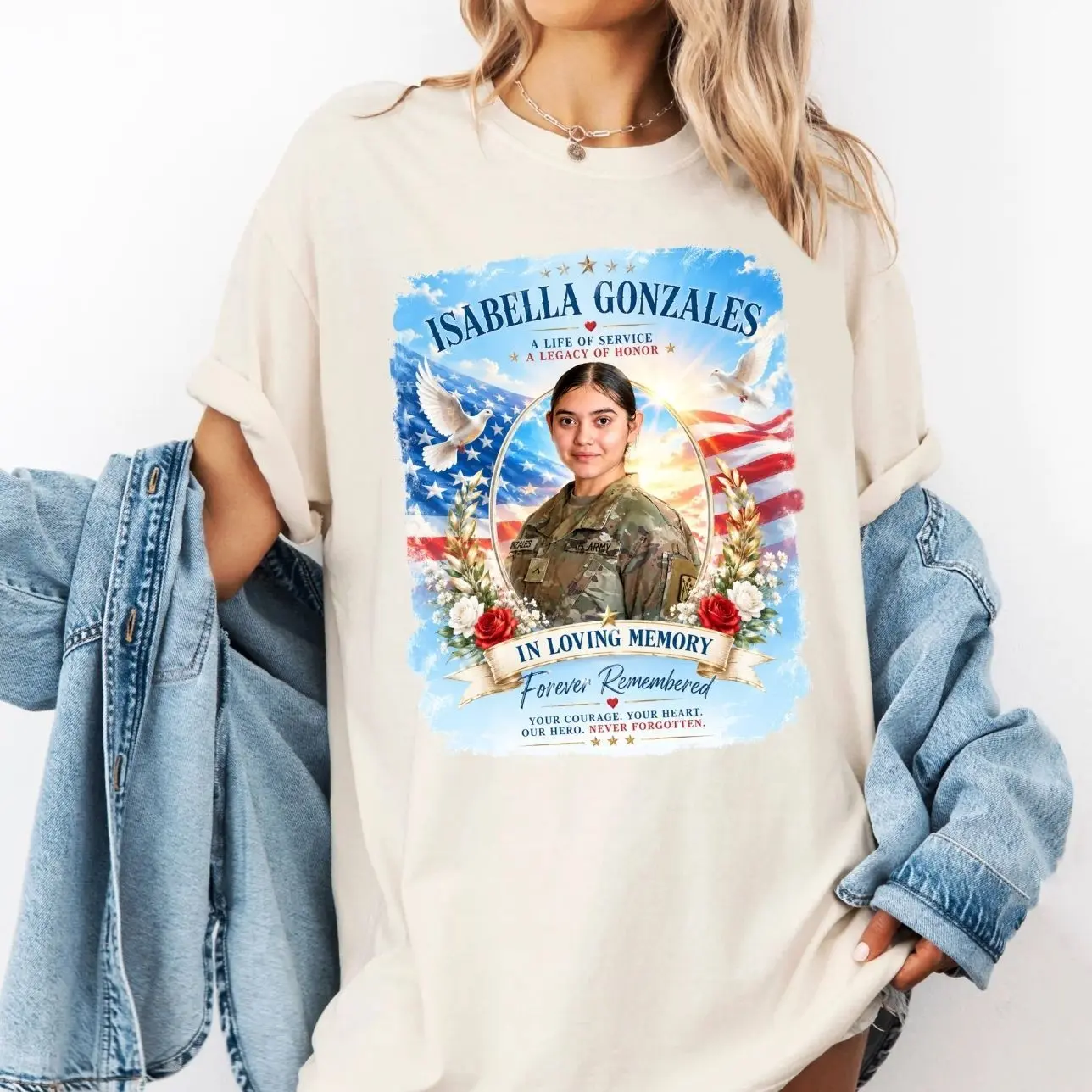 Rest In Peace Isabella Gonzales Shirt, Memory Shirt, Unisex Clothing Tee