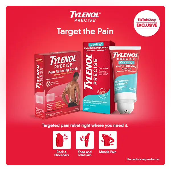 Precise Pain Relieving Patch & Cream Bundle