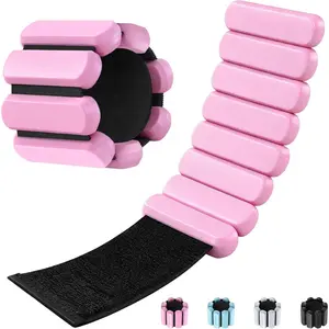 Wrist & Ankle Weights for Women Men 2lbs /Pair - Adjustable Arm  Pilates Weights Weighted Bangles Wristbands for Gym, Yoga, Strength  Fitness Workout