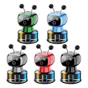 car freshener scent R2LC Unique Robot Car Air Freshener with Multiple Scent Choose & USB Power cool accesories aromatizante  de  carro drift goods carairfreshener dolca  air  freshner wireless  aromatherapy Chauffeur Scented Diffuser Oil Adjustable Phone