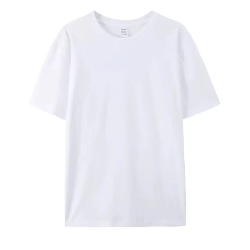 100% cotton short-sleeved men's and women's custom logo-pattern work uniform cultural shirt, loose large-sized fit T-shirt