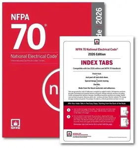 NEC 2026 Code Book NFPA 70 National Electrical Code New Edition FREE INDEX TAB