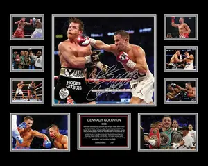 GENNADY GGG GOLOVKIN SIGNED LIMITED EDITION POSTER PRINT UNFRAMED MEMORABILIA