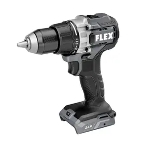 FLEX 24V ½" 2-Speed Drill Driver with 750 in-Ibs. Torque, Built-in LED Lighting, Sensor-Free Brushless Motor, and Limited Lifetime Warranty drill tool