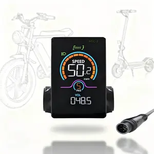 M5C-2 (BLE) E-Bike Display – 6Pin Waterproof LCD Screen, Smart Bluetooth APP Connection, Multi-Voltage 18V–60V, For Electric Bikes & Scooters