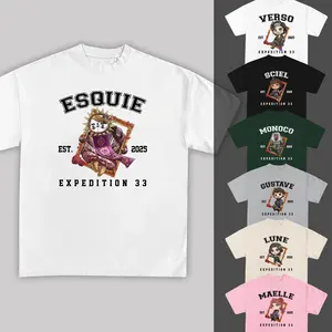 The Game EST Shirt, Esquie, sciel, maelle, lune, Gustave, verso, Monoco, Gamer Gift, Video Game shirt, Unisex Gamer Tee Menswear