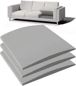 Couch Cushion Support for Sagging Seat - 20" x 20" High-Density Curved  Sofa Cushion Support Board, Couch Supporter for Under The Cushions, Grey Set of 3
