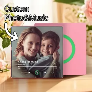 【Customization】Custom Music Fridge Magnet New 4.0 Upgrade Colorful without Frame Album Fridge Magnet Music Wall Photo Sticker Music Movement That Can Be Played Unique Mother's Day Gifts
