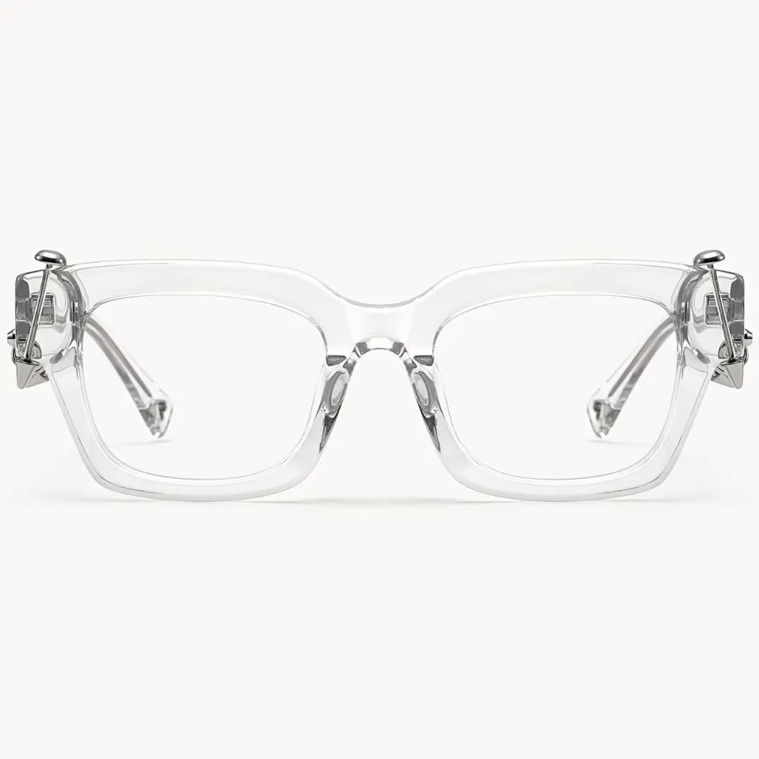 Sabrina Pirerced Crystal Rectangle Glasses