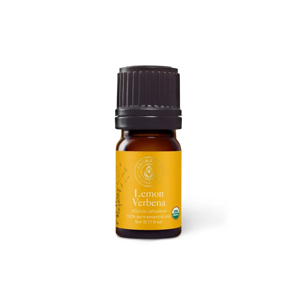 Organic Lemon Verbena Essential Oil for Aromatherapy and Wellness Therapeutic Solution
