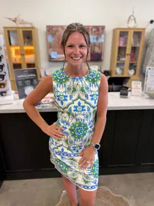 Walking around in Capri Dress