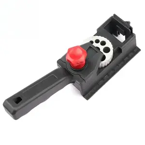 A43F-Pocket Hole Fixture Kit 10-Hole Woodworking Punch Locator Limit Is Suitable For Most Pin Drilling Operations.