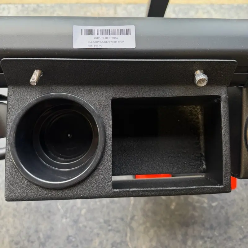 T-Rail Cupholder with Tray