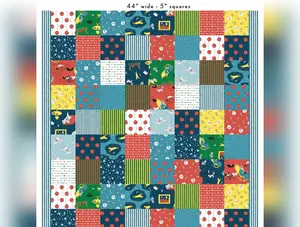 Goodnight Moon | 5x5 Cheater Print (229230) by Margaret Wise Brown for Cloud9 | 100% Organic Cotton