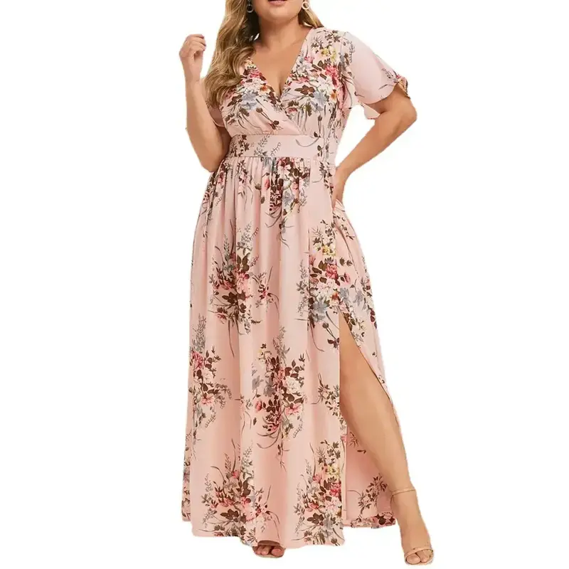 empire waist wedding guest dress plus size Astrid Plus Size White Empire Waist Long Sleeve Gown– Hello Curve main image 1