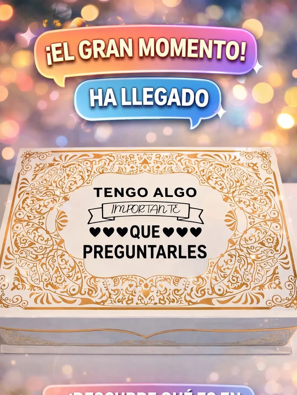 Padrinos Gift Box Special Invitation with Elegant Design for Important Announcements and Special Moments Perfect for Padrinos Events