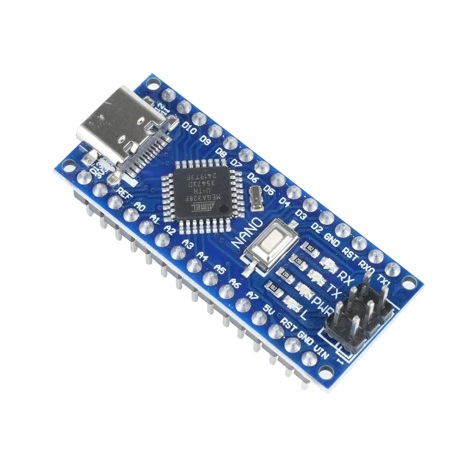 Arduino Nano V3.0 ATmega328P 16MHz CH340C Type-C Board Pre-Soldered