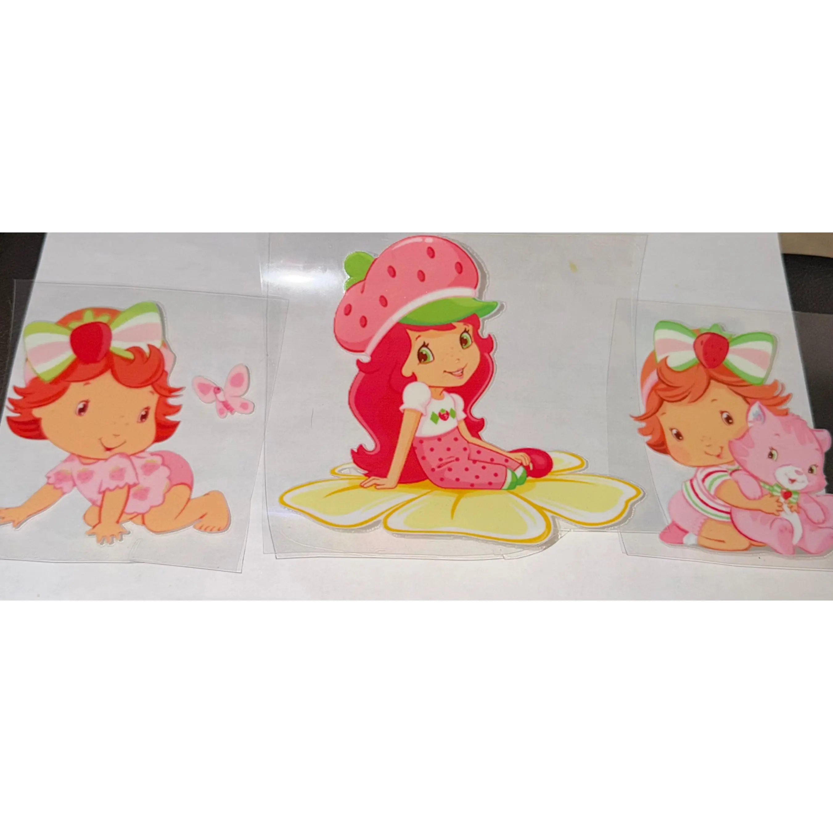 Strawberry Character Decal Bundle – 3 Pack