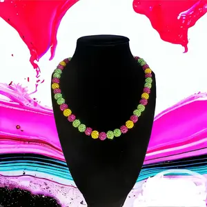 Hand made bead necklace