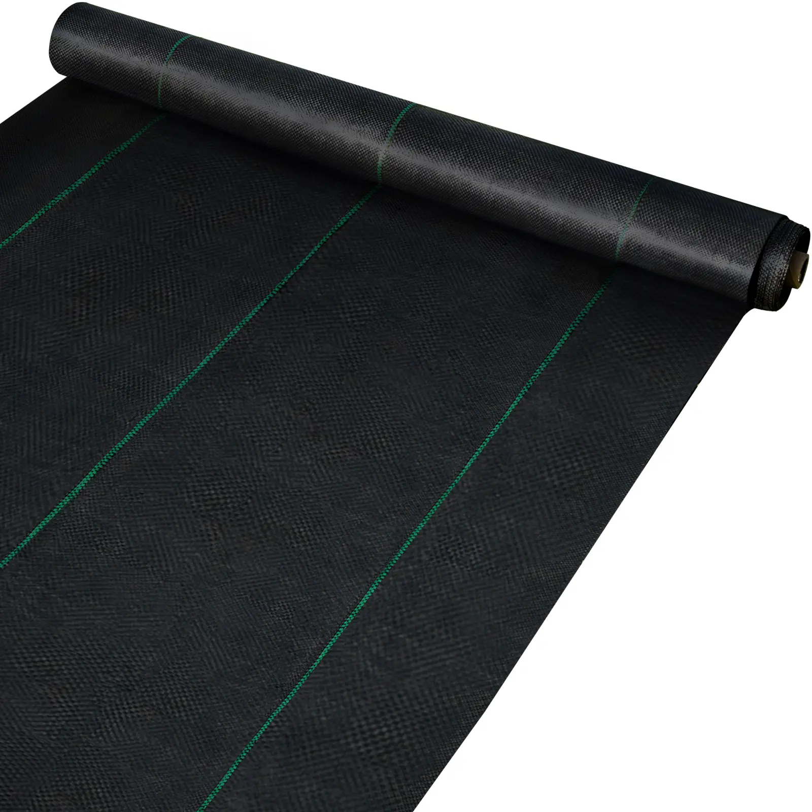 【Summerfinds】VEVOR 6.5 ft x 300 ft Heavy Duty 3.2 oz Woven Weed Barrier Fabric, High Permeability Polyethylene Outdoor Ground Cover for Garden, Gravel, Artificial Grass Underlayment