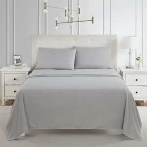 Nestl Split King Sheets for Adjustable Beds - 5 Piece Split Sheets Set, Deep Pocket, Hotel Luxury, Extra Soft, Breathable and Cooling Split King Bed Sheets