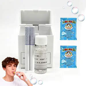 #SummerVibes Bubble Cigarette StressRelief Toy, Fake Cigarette Shape,Mini Bubble Blower,Bubble Sticks, Relaxation Tool,Suitable for Birthday/ChristmasParty Gifts, for Men & Women（Newly Upgraded Version）