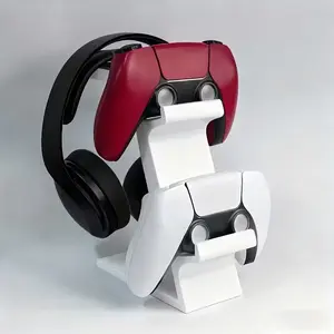 Multifunctional Game Controller Holder, Desktop Storage Rack for Game Controller & Headphone, Universal Game Controller Storage Rack for PS5/Xbox/Switch Pro