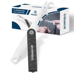 AltitudeCraft Carbon Multi-Scraper, 12-in-1 BCG Cleaning Tool for AR15 and M4, Stainless Steel Carbon Removal Tool