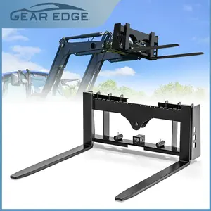 42" Pallet Fork Blades 2500lbs Capacity Forklift Blades for Tractors Loaders Skid Steer Attachment Steering Truck Tires Parts Vehicle
