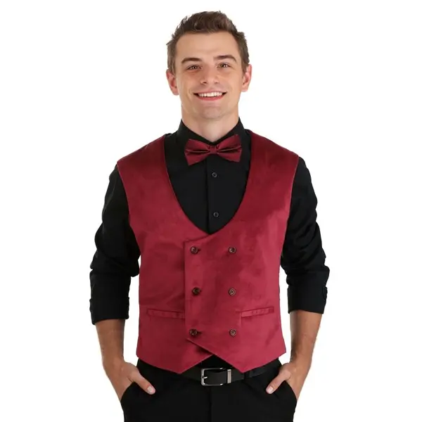Men's Harry Potter Gryffindor Deluxe Vest, Suede, Satin
