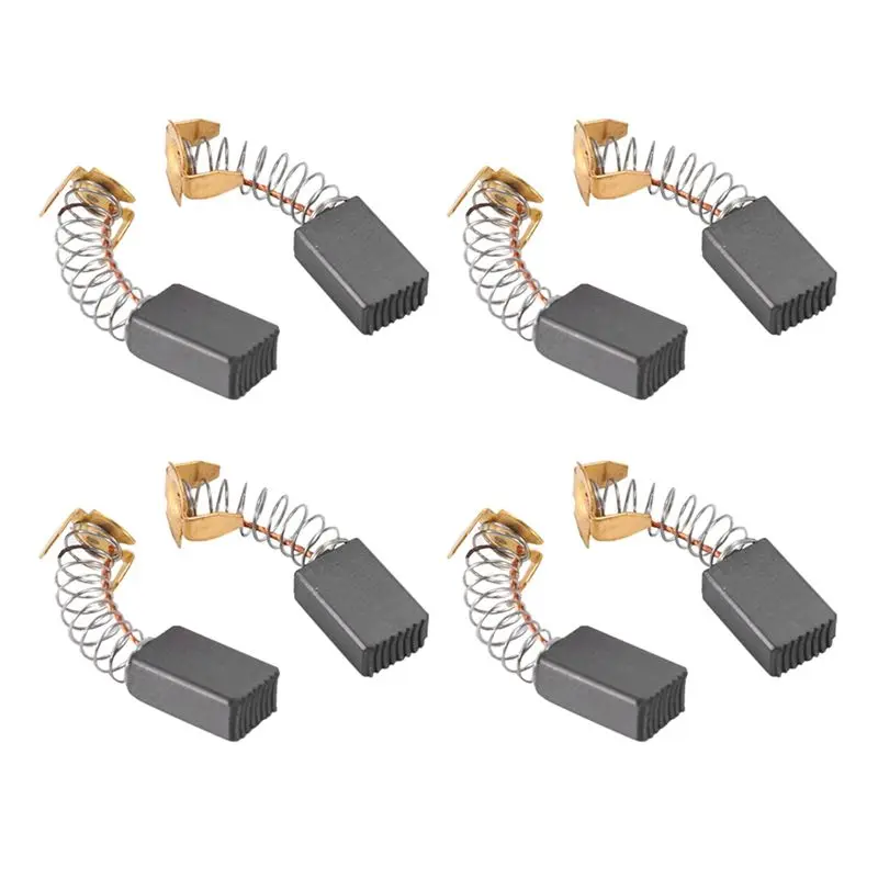 8 Pcs Electric Drill Motor Carbon Brushes 15 x 9 x 6mm