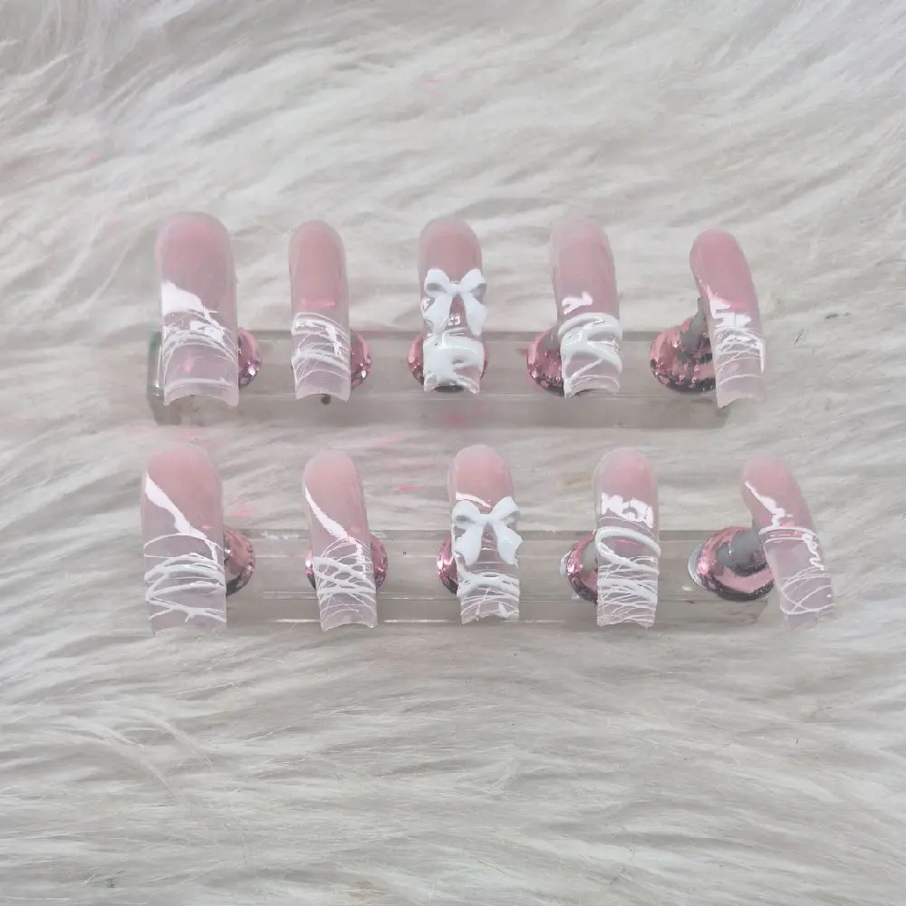 Delicate Web Press On Nails