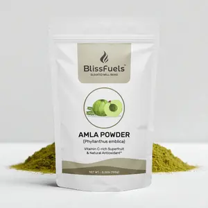 BlissFuels Amla Powder – Natural Vitamin C-Rich Herbal Superfood (100g)