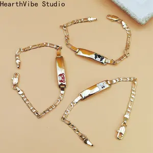 Cute Bear Bracelet - 1 Plated Bear Hand Chain for Teenager, Birthday & Daily Wear Accessory