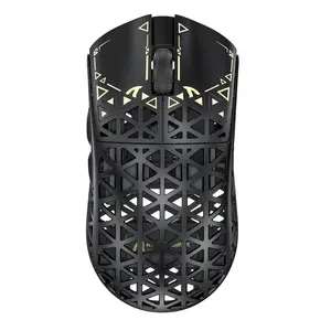 Attack Shark R5 Wireless Gaming Mouse, 39g Ultralight Mouse, 2.4G/BT/USB-C Wired Gaming Mouse, PixArt PAW3950MAX Sensor, 8000Hz Wireless Polling Rate, Gaming Accessories