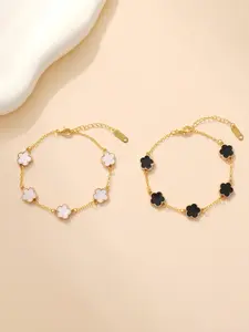 Clover Charm Bracelet, Fashionable Jewelry for Women & Girls, Trendy All-match & Exquisite Jewelry for Birthday Gift