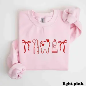 Dental Valentines Sweatshirt Dental Office Valentines Day Shirt Valentine Dental Hygienist Assistant Dentist Office Manager Matching Shirts
