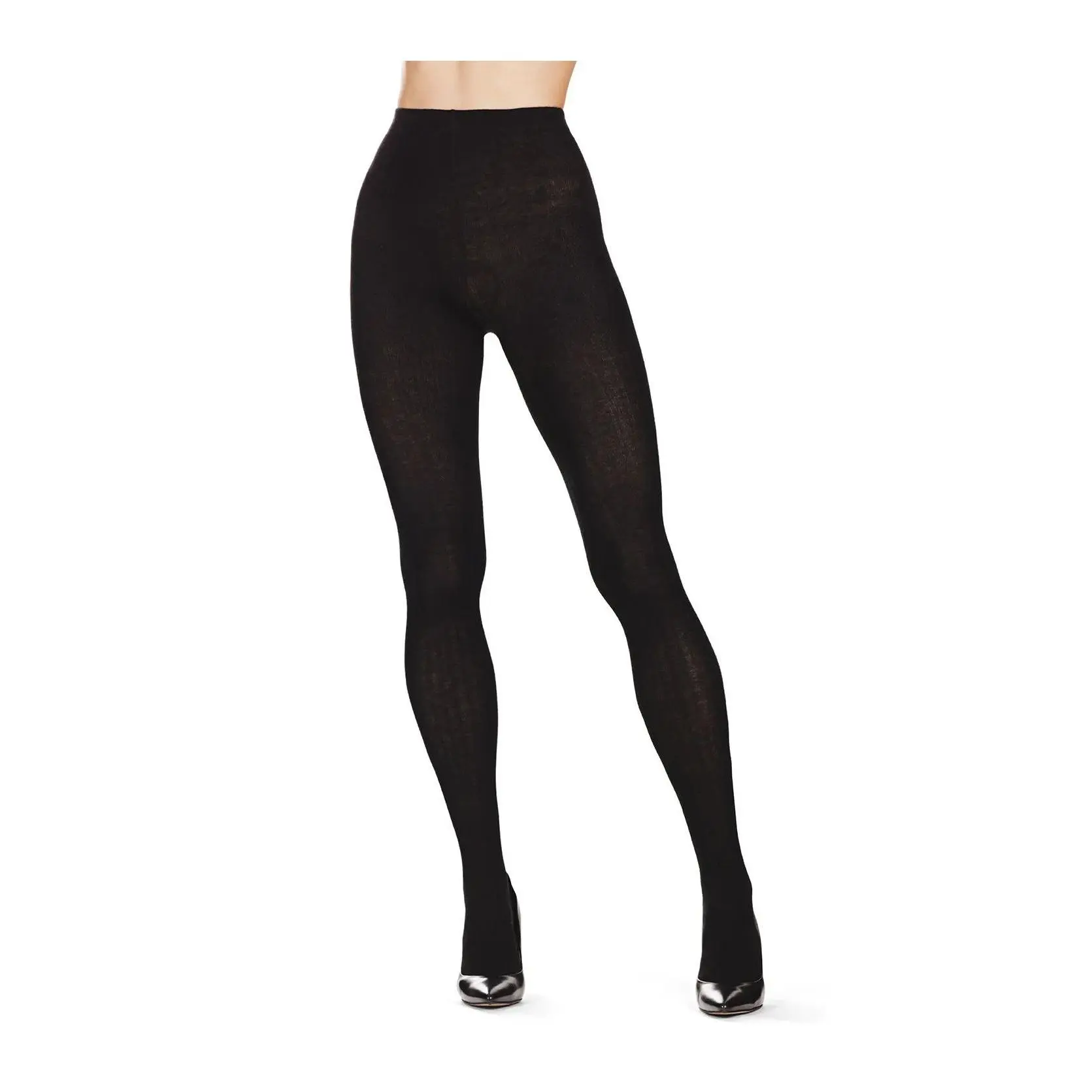 Natori Cashmere-Blend Rib Knit Sweater Tights