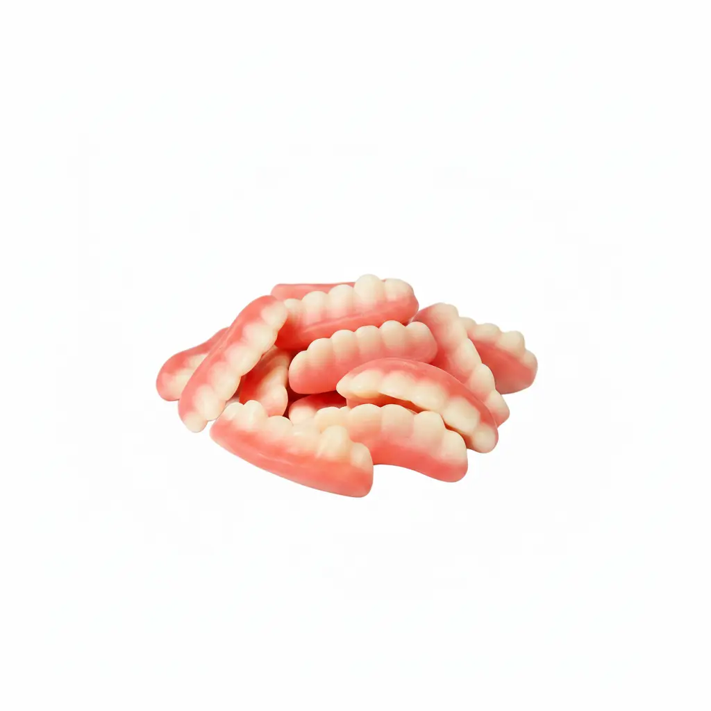 Gummy Teeth 8oz Fruity Chewy Candy for Halloween Parties & Fun Gummy Teeth 8oz Fruity Chewy Candy for Halloween Parties & Fun