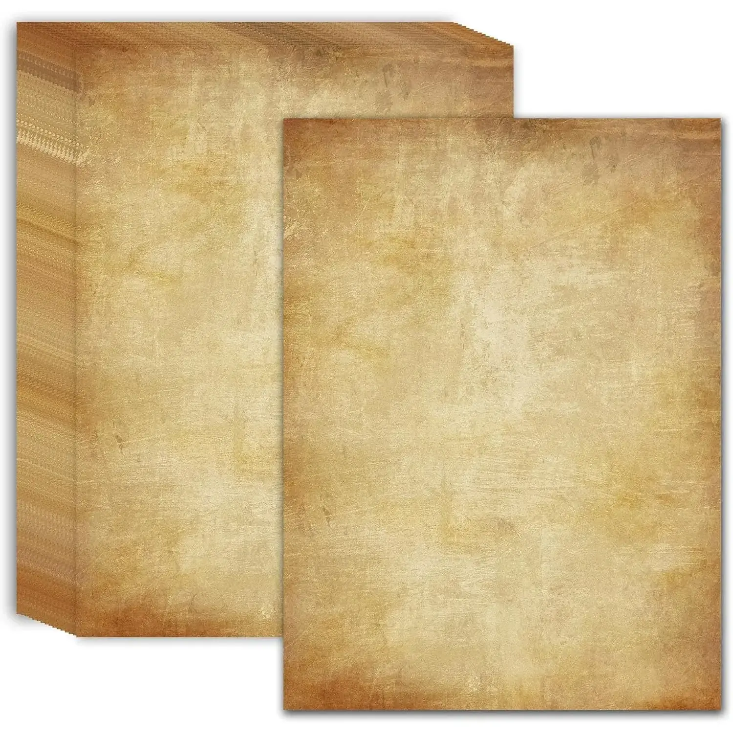 Classic Vintage Stationery Paper, 60 Sheets 8.5 x 11 Inch 120gsm Double-Sided Aged Antique Paper, Inkjet/Laser Printer Compatible for Writing, Certificates, Awards