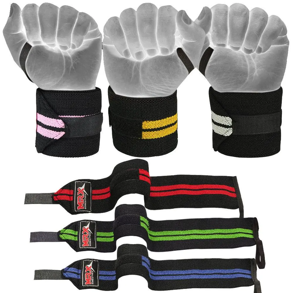 Mrx Weight Lifting Wrist Wraps Bodybuilding Gym Workout Training Unisex Sports Accessories lifting straps Mrx Weight Lifting Wrist Wraps Bodybuilding Gym Workout Training Unisex Sports Accessories lifting straps