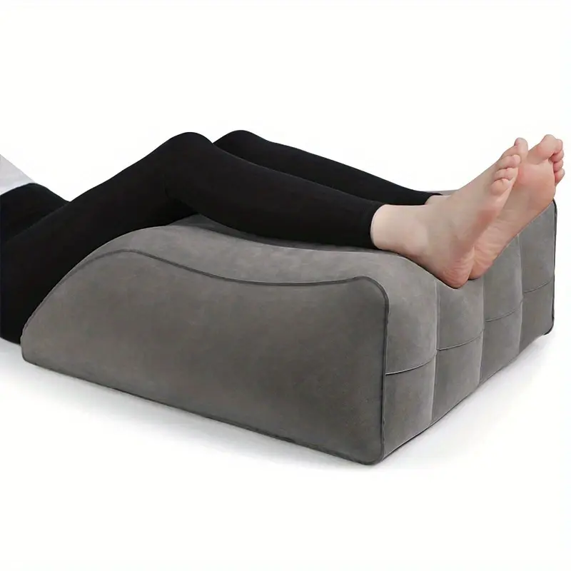 Portable Wedge Pillow Inflatable Cushion - Body Positioner Lightweight Wedge Pillow for Sleeping, Leg Lifts, Bed Use, Travel, Camping