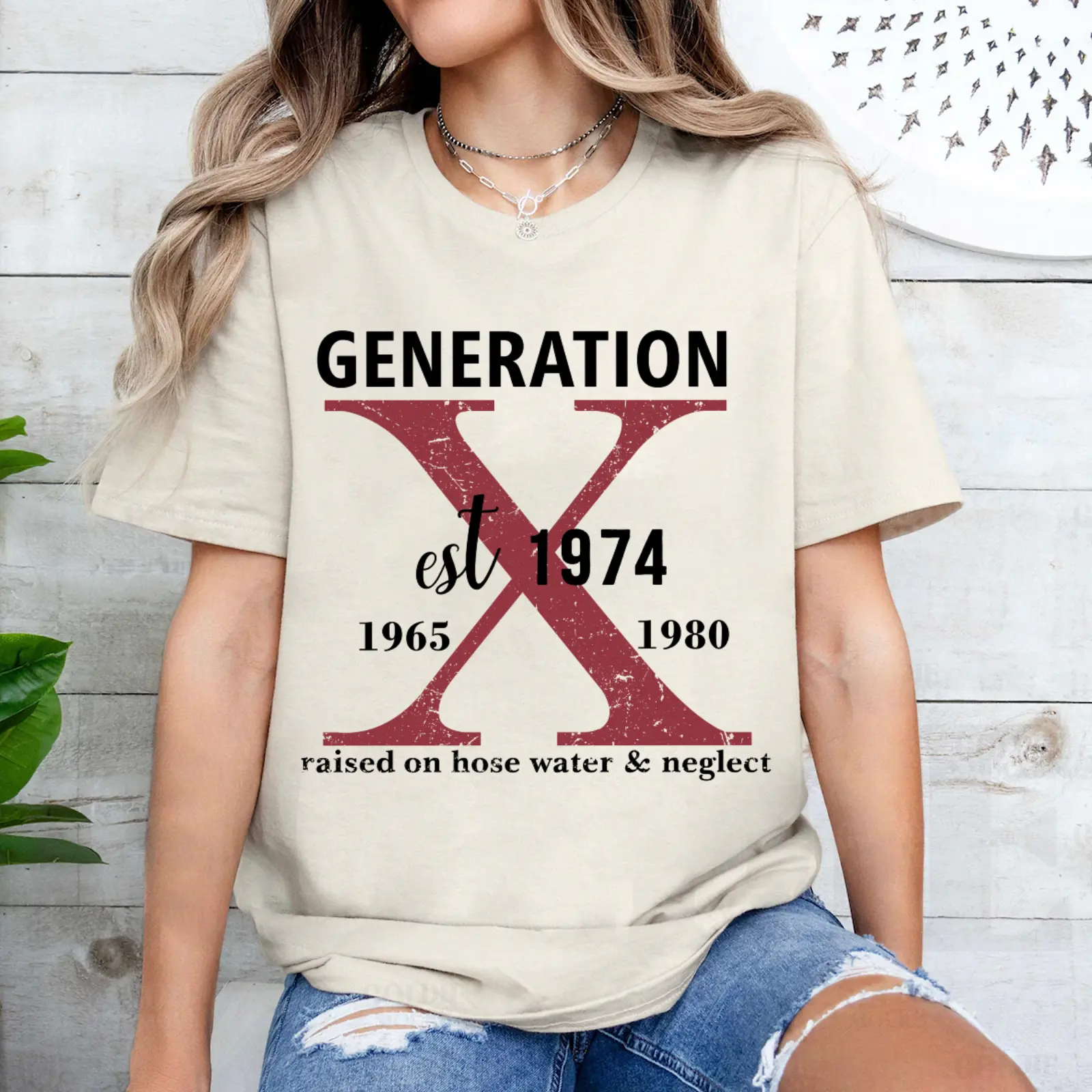 Custom Year Generation X 1965-1980 T-shirt V2
