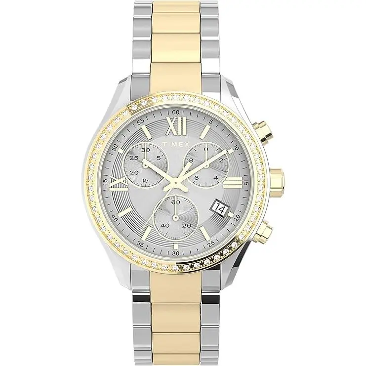 Timex Chronograph Crystal Accents Ladies Watch TW2V57700