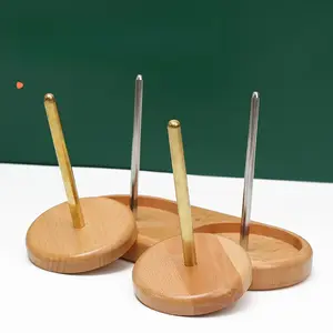 Beginner Wooden Yarn Ball Winder Tool, Wool Line Spool Knitting Accessory, Handcrafted Craft Supplies for DIY Projects & Hobbyists, Yarn Holder, Yarn Winding Machine