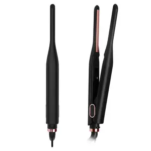 Mini Flat Iron for Short Hair 3/10 inch Small Hair Straightener for Pixie & Beard creamic Flat Iron for Women or Man，Holiday gifts。