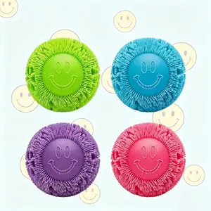 Fuzz Squeeze Ball Sensory Toy with a Velvet Texture Fidget Toys - You Can See and Feel - Ages 3 and Up Anxiety Relief Fuzz Stress Balls Party Favors Birthday Gifts